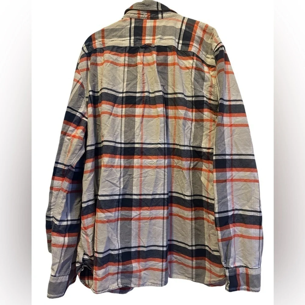 The North Face men's plaid shirt XXL 100% Cotton Outdoorsy‎